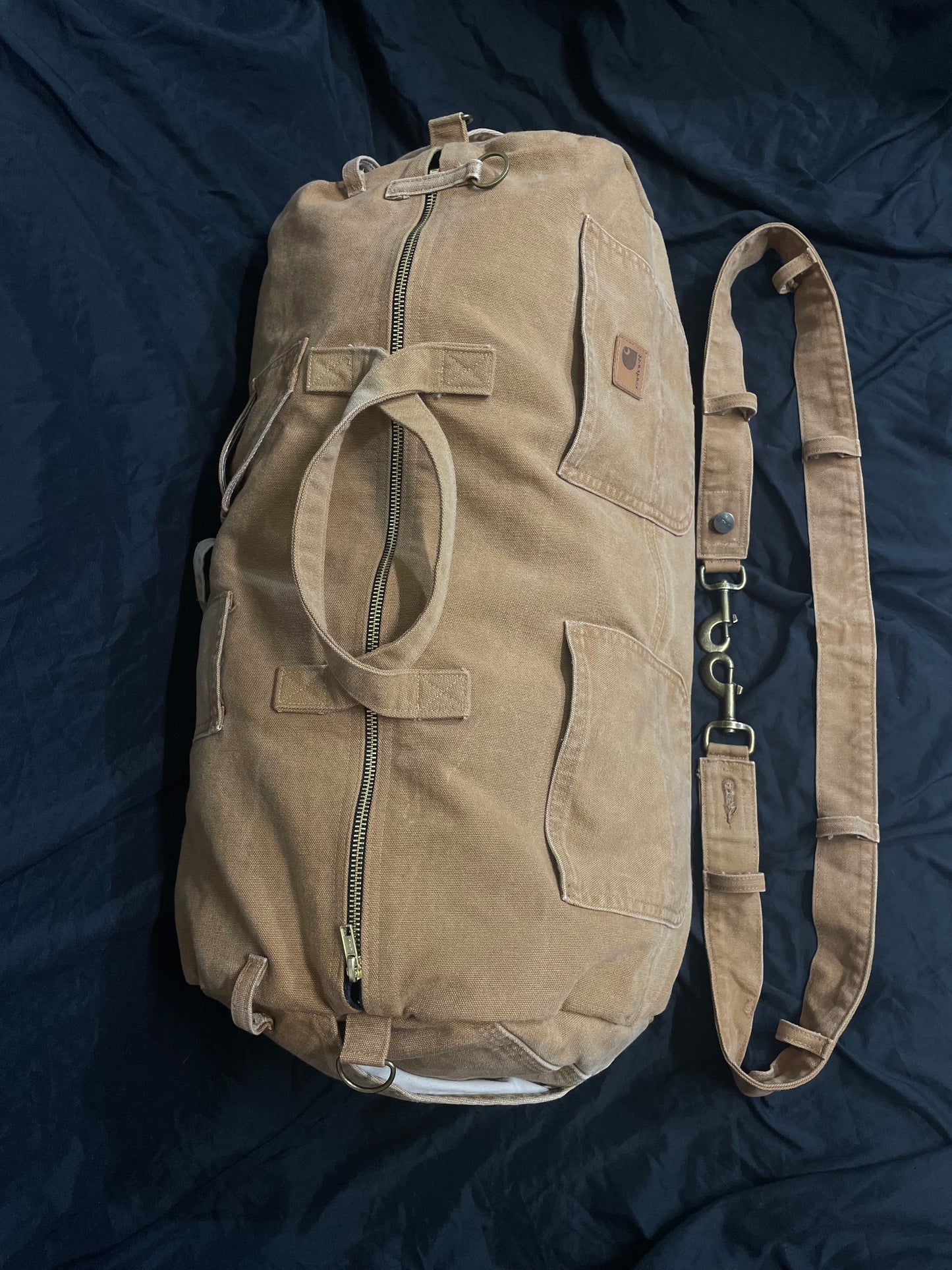 Carhartt Caramel Brown Custom Duffel Bag 1 of 1